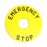 Tabliczka EMERGENCY 90mm