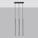 Sollux Lampa wisząca PASTELO 3L beton SL.1272