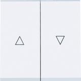 lumina Klawisze do łączników żaluzjowych, biały