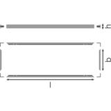 Ramka do montażu powierzchniowego PANEL 1200x300 SURFACE MOUNT KIT H70 VALUE