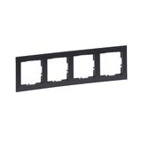 Suno Ramka Poczwórna 4-Krotna Ciemnoszary 721554 LEGRAND