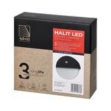HALIT LED 10W oprawa ogrodowa z czujnikiem ruchu 140st 600lm IP65 4000K IK10 czarna