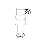 tehalit.SL Łącznik SL20071/EK40040 aluminium SL2008081D1 HAGER
