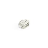 Gniazdo MCS‑MINI Classic 4‑biegunowy jasnoszare raster 3,5mm 734‑104/107‑000 /100szt./ WAGO