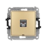 ICON Mechanizm gniazda komputerowego pojedynczego 1xRJ45, kat. 5e, ekranowany, 8-stykowy, bez pola o