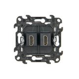 Simon 24 Gniazdo HDMI 2.1 podwójne biały NGHDMI221.01/11
