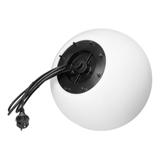 Lampa kula ogrodowa 38cm biała E27 wbijana zewnętrzna IP65 AD-OP-6587WE27ZM ORNO