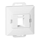 Płytka czołowa + 1xRJ45 Pearl, PC+ARJ45/P1, biały OR-OE-7717/W ORNO