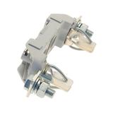 NH00 SINGLE POLE SILVER 1/4 SCREW Podstawa NH000/00 1P 160A mont. Szyna DIN i śruby SD00-D EATON