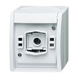 OCEAN Sygnalizator świetlny do lampek z gwintem E 10 Bez klosza, bez lampy,  IP 44 biały alpejski