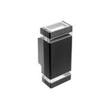 OPRAWA ŚCIENNA DWUKIERUNKOWA NESSA, GU10, MAX. 50W, IP54, AC220-240V, 50/60HZ, CZARNA