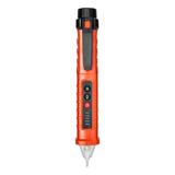 Indukcyjny tester napięcia, 12-1000 V AC/DC, latarka, pomarańczowy VT-3 ORNO