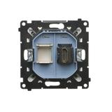 Simon 55 Gniazdo HDMI Szampański mat TGHDMI.01/144 KONTAKT