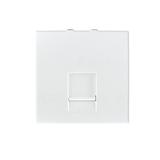 BIURO 04-1405-102 bi  Gniazdo komputerowe pojedyncze, (RJ45Cat 5e), m45