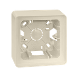 Simon 82 Puszka natynkowa 1-krotna kremowy