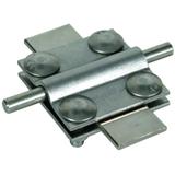 Zacisk krzyżowy, stal nierdzewna NIRO ( V4A) do drutu 8-10/płask 30 mm, płask. 30/30 mm bez przekład