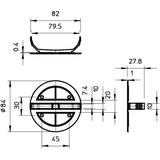 UV 70 FD, POKRYWA PUSZKI PODTYNK.UV70FD