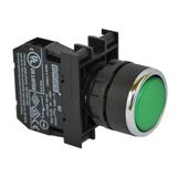 Przycisk kryty 1NC zielony