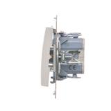 Simon 54 Przycisk „światło” z podświetleniem LED 10A szybkozłączka biały