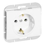 Gniazdo pojedyncze podtynkowe 2P+Z Schuko Onyx, 16A, 250V, PT-17O, biały OR-OE-7505(GS)/W ORNO