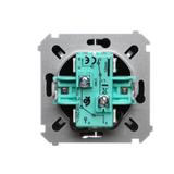 Simon BASIC WMUL-0613xx-Y011 Łącznik schodowy podwójny z podświetleniem LED bez piktogramu (moduł) 1 BMW6/2L.01/X/49 KONTAKT