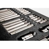 Końcówki wkrętakowe 30-75 mm, zestaw 40 szt., wkładka