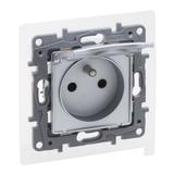 Niloe Selection - Gniazdo 2P+Z - IP44 16A - 250 V - Z Przesłoną Zaciski Śrubowe Aluminium Legran 762137 LEGRAND