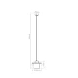 Sollux Lampa wisząca MAB beton