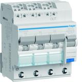 RCBO Wyłącznik różnicowoprądowy z czł. nadpr. 3x1+N 6kA C10A 30mA Typ A QC/QBB ADZ360D HAGER