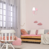 MILAGRO Kinkiet CHARLOTTE PINK 1xE14