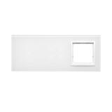 Simon 54 Touch Panel dotykowy S54 Touch 3 moduły 1 pole dotykowe + 4 pola dotykowe + 1 otwór na osprzęt S54 biała perła DSTR3140/70 KONTAKT