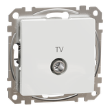 Sedna Design & Elements Gniazdo antenowe TV końcowe 4dB białe SDD111471 SCHNEIDER