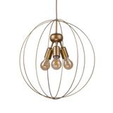 Nowodvorski lampa wisząca Bullet 3xE27 złota O46cm 9061