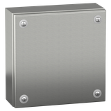 Skrzynka przemysłowa naścienna ze stali nierdzewnej, Spacial SBX, 300x300x120 mm, IP66