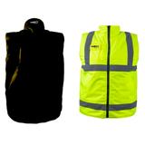 Bezrękawnik roboczy, dwustronny, jedna strona odblaskowa, rozmiar S/48