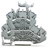 Złączka 2-piętrowa 2,5mm2 L/N szara TOPJOBS /50szt./ 2002-2233 WAGO
