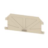 WAP WTL6 SL 4-6 Płytka końcowa (styki), 82.2 mm x 1.5 mm, Ciemnobeżowy /20szt./ 1238880000 WEIDMÜLLER