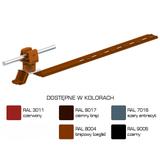 AN-19KPN/LA/-N Uchw.dach.uniw.Z-zatrz. L=28cm,H=3,5cm /LA/ brąz