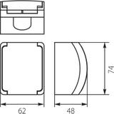 VG-Koala Gn. poj. 2P+Z-CHUKO n/t IP44 białe Z-lapką białą VG 181-01 61.389 OPATÓWEK