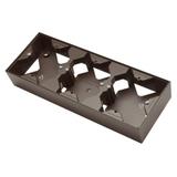 SONATA Puszka instalacyjna potrójna - kolor czekoladowy metalik