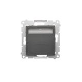 Simon 54 Oprawa oświetleniowa LED 14V DC 0.56 W białe zimne 5900 K czarny