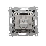 Simon 55 Gniazdo antenowe R-TV przelotowe 10dB 1x Wejście: 5÷862 MHz Czarny mat