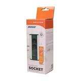 Gniazdo meblowe 2x2P+Z z wyłącznikiem, schuko, czarno-srebrne OR-GM-9002/B-G(GS) ORNO