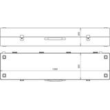 Kufer z tworzywa sztucznego, pusty z uchwytami