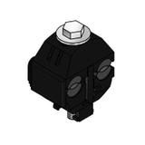 Z1061 ALCU95 - Zacisk 2-stronnie przebijający AL-Cu 1,5-95 mm2 Jednośrubowy