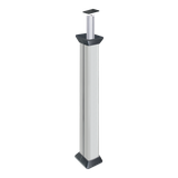 Simon Connect Kolumna wys. 3m 2-stronna 110x126mm aluminium ALC3200/8/14 KONTAKT