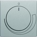 BERKER Q.x Płytka czołowa z pokrętłem Regulator do regulatora obrotów aluminium aksamit lakierowana