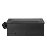 Gniazdo meblowe wpuszczane w blat z płaskim frezowanym rantem szczotką przeciwkurzową i przewodem 1,