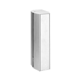 Simon Connect Minikolumna owalna 2-stronna wys.210mm 110x80mm 2x4xK45 aluminium ALK724/8 KONTAKT