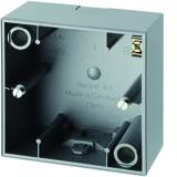 BERKER S.1 Puszka natynkowa pojedyncza aluminium mat 10419939 HAGER